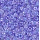 Toho seed beads 8/0 round Transparent-Rainbow Foxglove - TR-08-477D